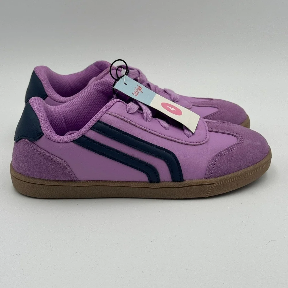 Cat & Jack Boston Court Kids Sneakers Size 1 Pink Purple NWT